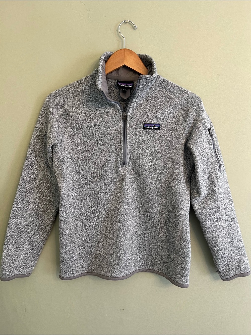 Patagonia Gray Women's Better Sweater 1/4-Zip Fleece - Picture 5 of 5